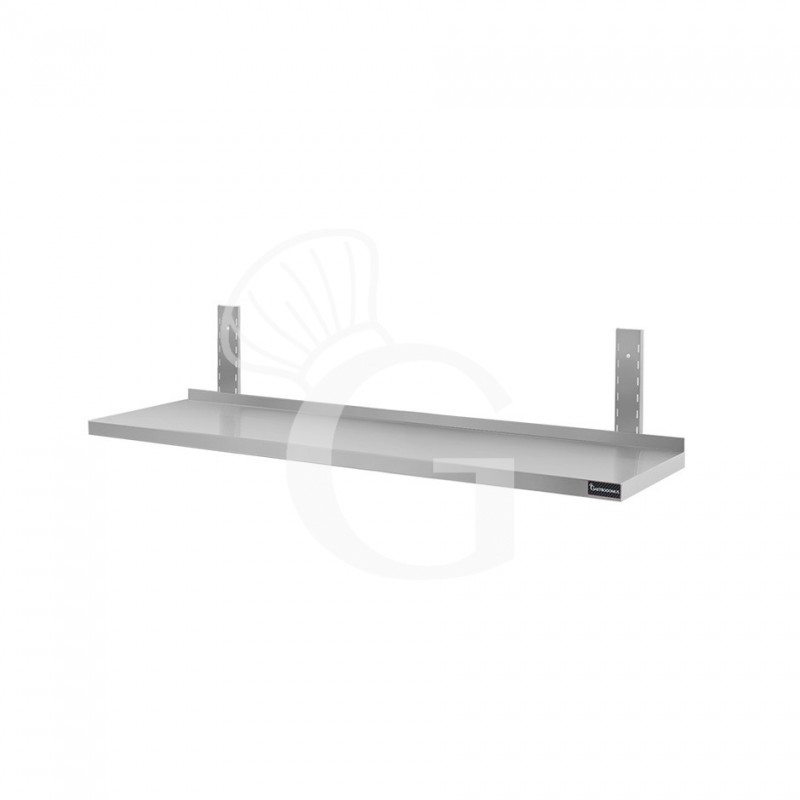 Estante de pared de acero inoxidable L 1000 mm x P 300 mm x A 350 mm