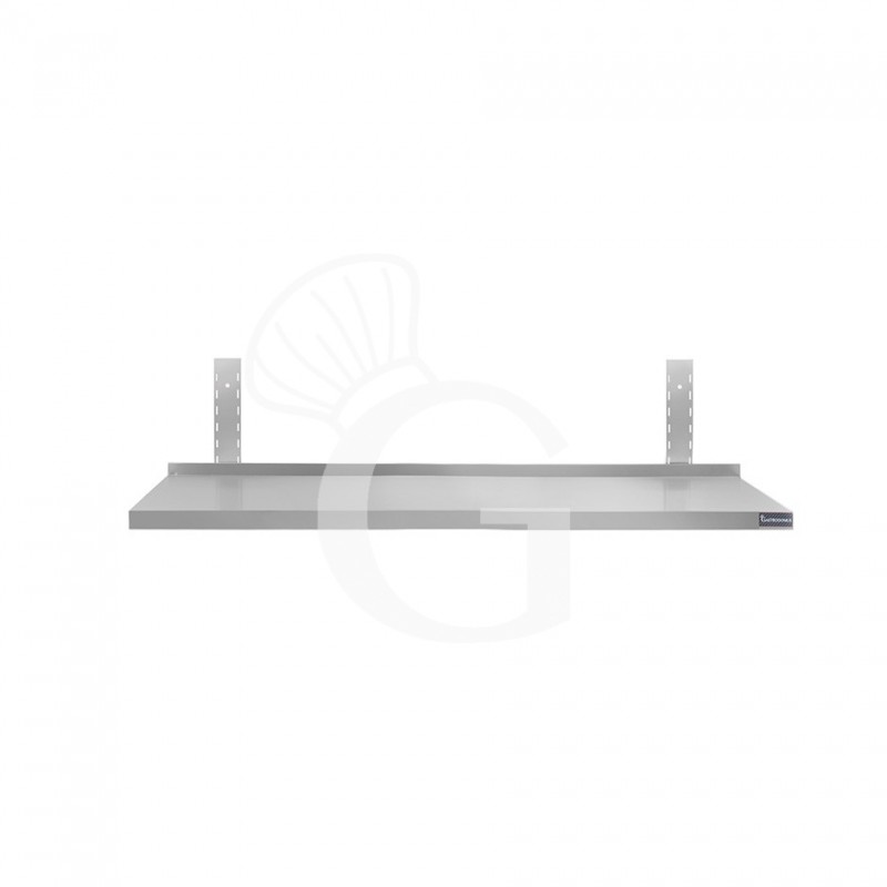 Estante de pared de acero inoxidable L 1000 mm x P 300 mm x A 350 mm