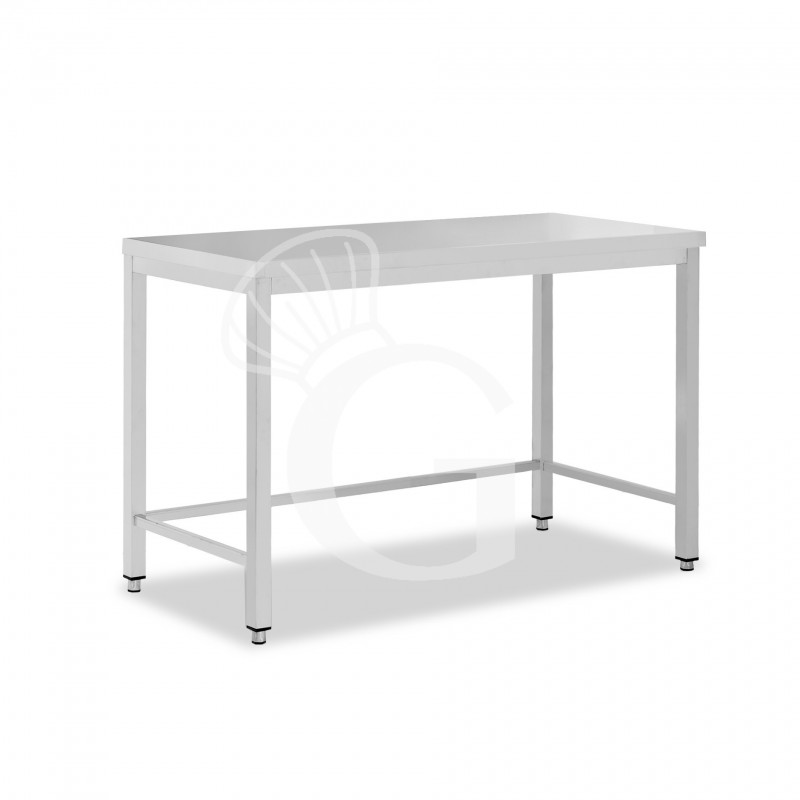 Mesa de acero inoxidable L 1200 mm x P 700 mm x A 850 mm