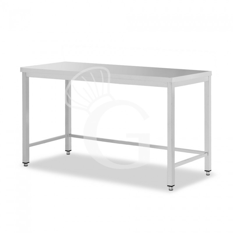 Mesa de acero inoxidable L 2000 mm x P 700 mm x A 850 mm