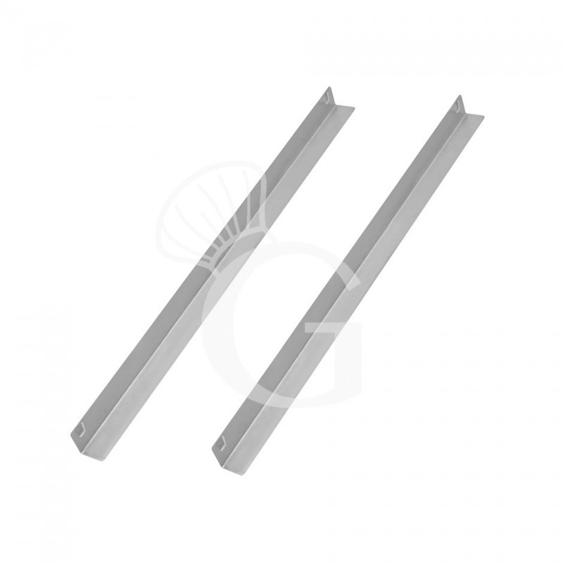 Par de guías en forma de "L" para mesas refrigeradas