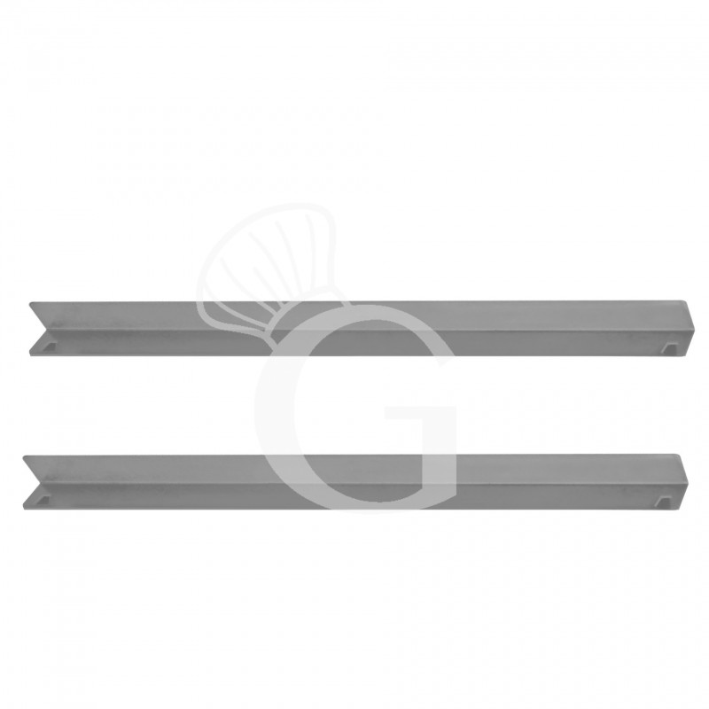 Par de guías en forma de "L" para mesas refrigeradas