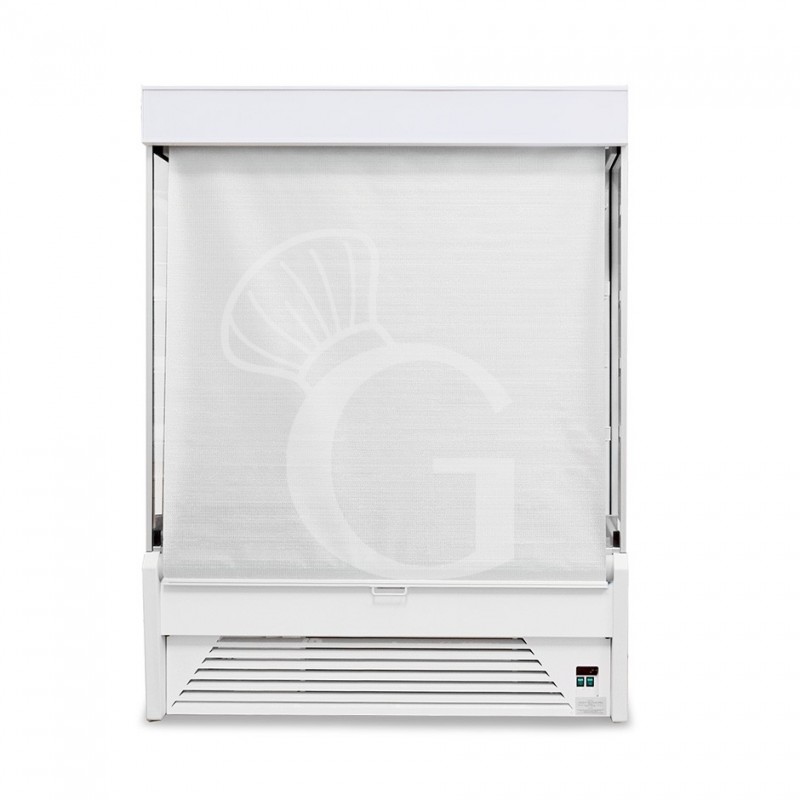 Vitrina Mural Refrigerada serie Ettore con cortina nocturna Temperatura +1°/+10°C L 1940 mm