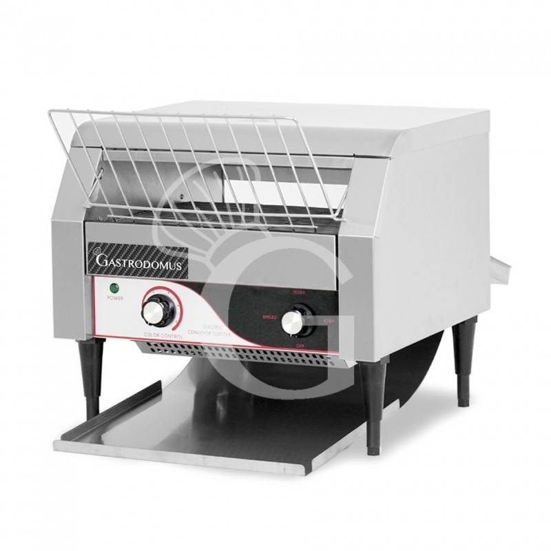 Tostadora profesional de ciclo continuo 450 unidades/h – 2,6 kW, con cajón recogemigas