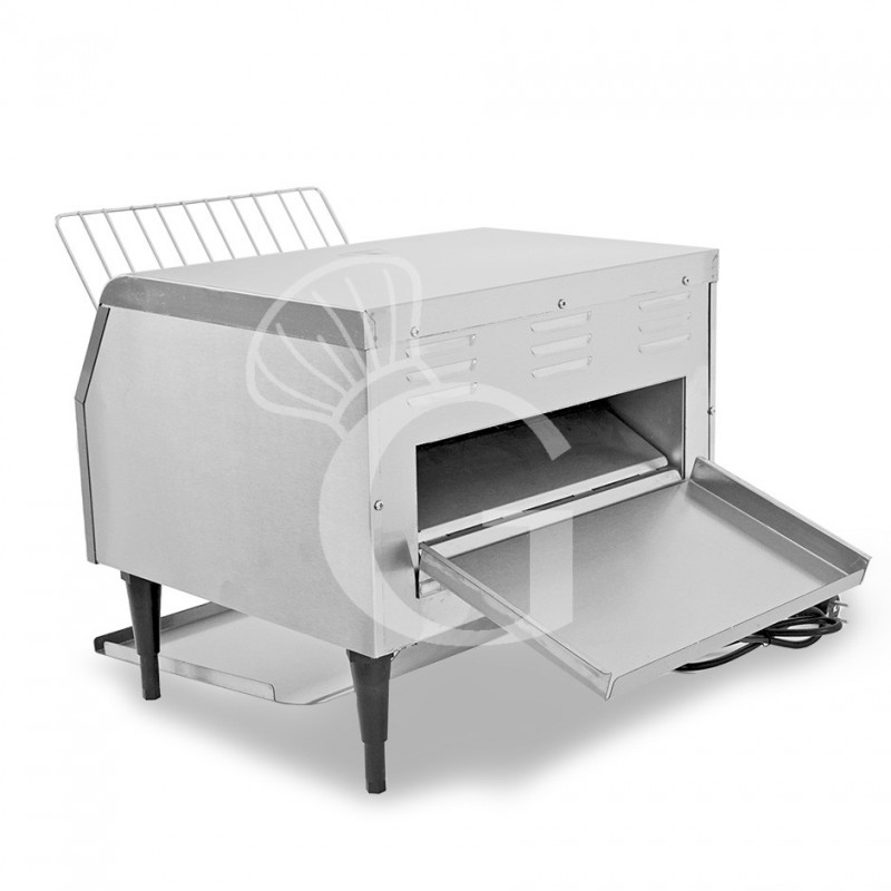 Tostadora profesional de ciclo continuo 450 unidades/h – 2,6 kW, con cajón recogemigas