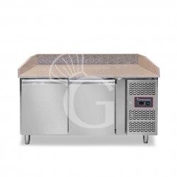 Mesa refrigerada para pizza 600X400 2 Puertas 390 LT