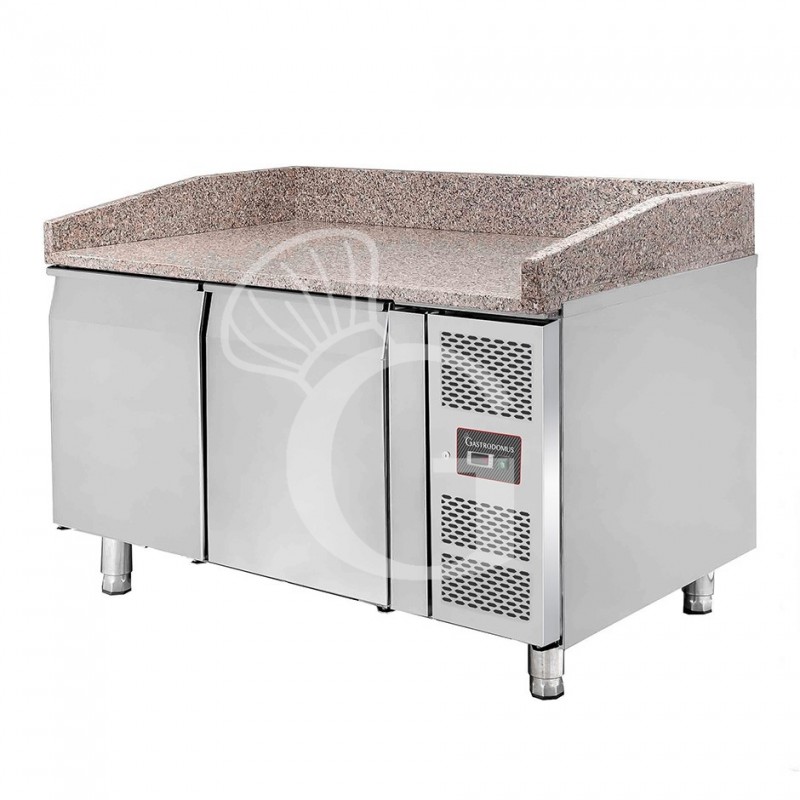 Mesa refrigerada para pizza 600X400 2 Puertas 390 LT