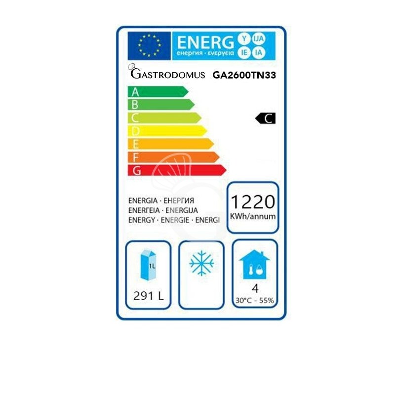 Mesa Refrigerada para pizza 600X400 2 Puertas Vitrina Refrigerada 7 Cubetas 390 LT