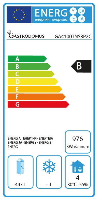 Mesa refrigerada con 3 puertas, 2 cajones de 1/2, profundidad 700 mm, temperatura -2°C/+8°C, motor a la izquierda