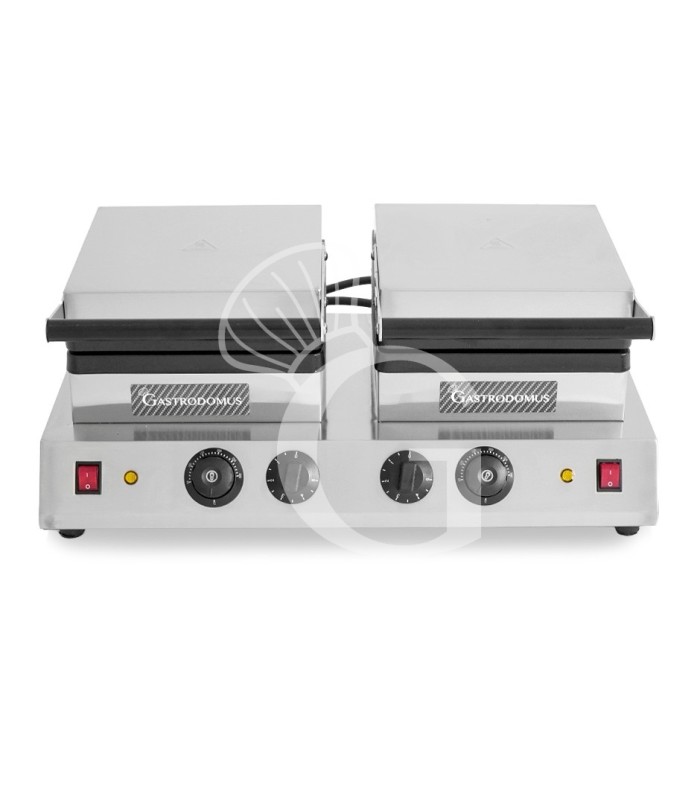 Gofrera 2 Kw + 2 Kw doble L 600 mm x P 450 mm x A 250 mm