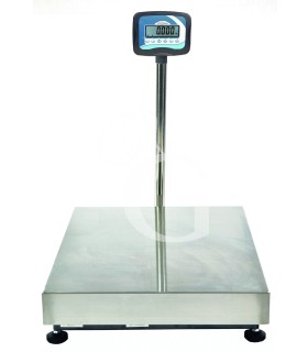 Báscula monocelular completa con capacidad de 60 kg y precisión de 10 g L 500 mm x P 400 mm x A 840 mm