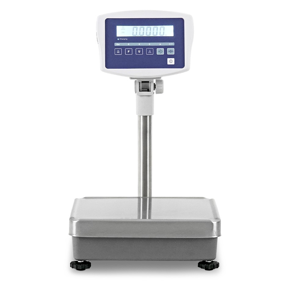 Báscula monocelular completa capacidad 15 kg precisión 1 g L 360 mm x P 320 mm x A 600 mm