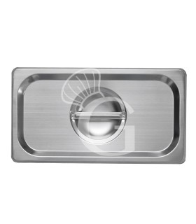 Tapa de acero inoxidable GN1/3 - L 325 x P 176 mm