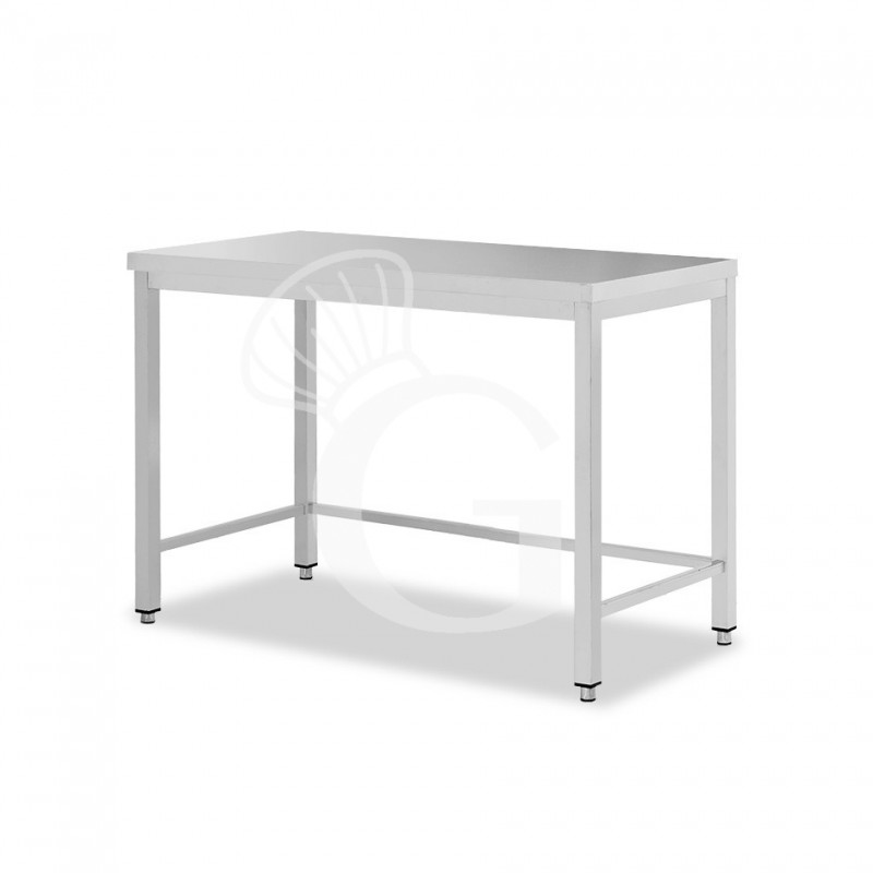 Mesa de acero inoxidable L 1000 mm x P 800 mm x A 850 mm
