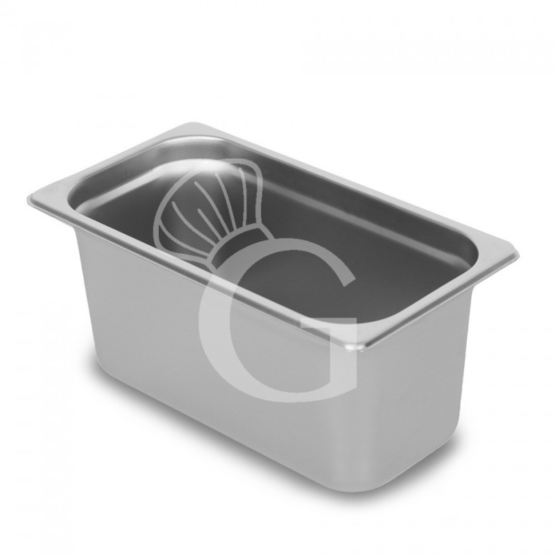 Cubeta GN1/3 de acero inoxidable, L 325 mm x P 176 mm x H 150 mm