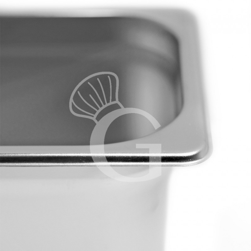 Cubeta GN1/3 de acero inoxidable, L 325 mm x P 176 mm x H 150 mm