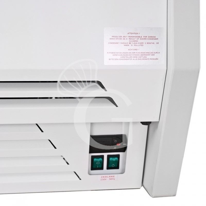 Vitrina Mural Refrigerada serie Mirco con puertas correderas Temperatura +1°/+10°C L 2560 mm