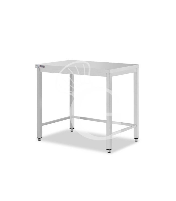 Mesa de acero inoxidable L 600 mm x P 600 mm x A 865 mm