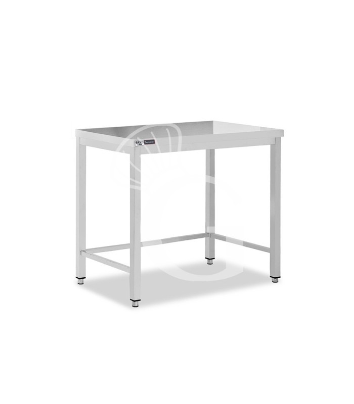 Mesa de acero inoxidable L 600 mm x P 600 mm x A 865 mm