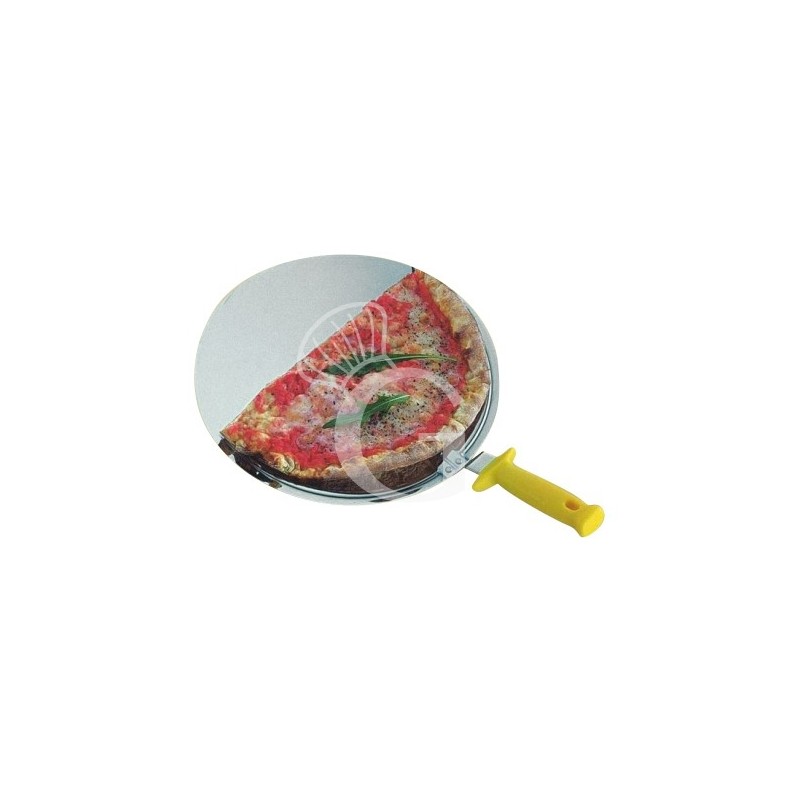Pala para pizza de acero inoxidable de 300 mm de diámetro