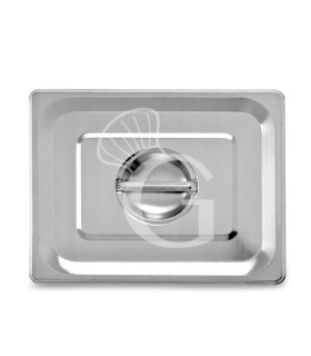 Tapa de acero inoxidable GN1/2 L 325 mm X P 265 mm