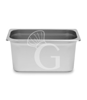 Cubeta de acero inoxidable GN1/3 L 325 mm X P 175 mm X A 200 mm, 8,1 LT