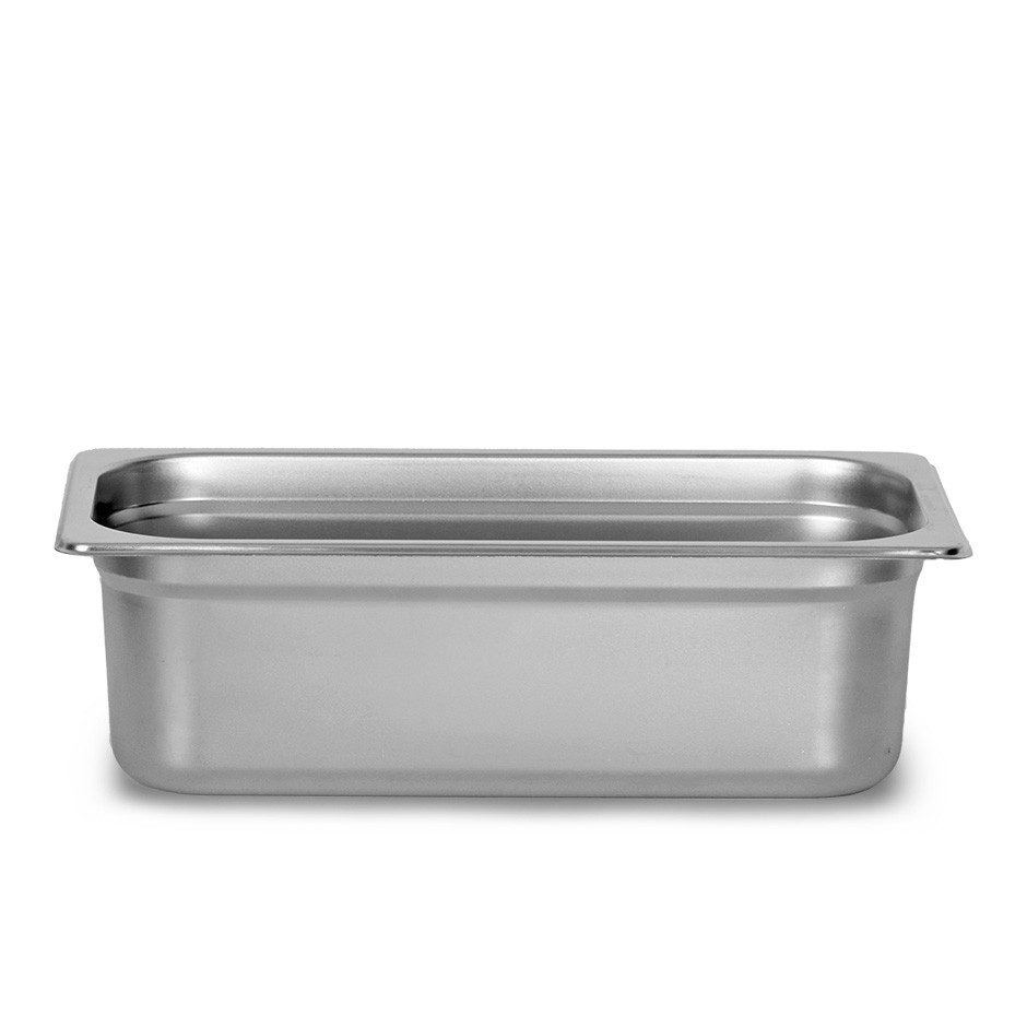 Cubeta en acero inoxidable GN1/3 L 325 mm x P 176 mm x H 100 mm