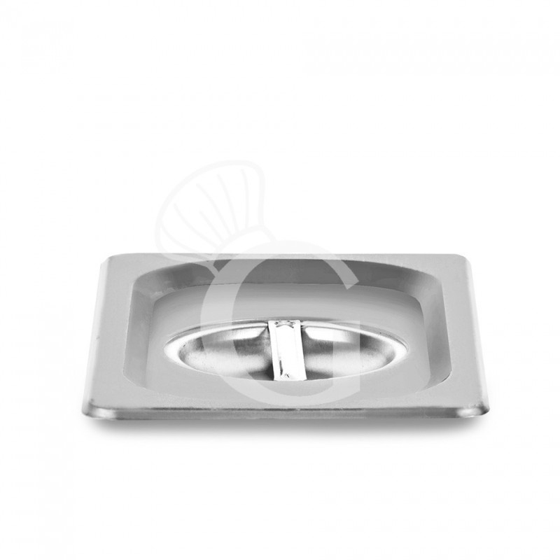 Tapa de acero inox GN1/4 L 265 x P 162 mm
