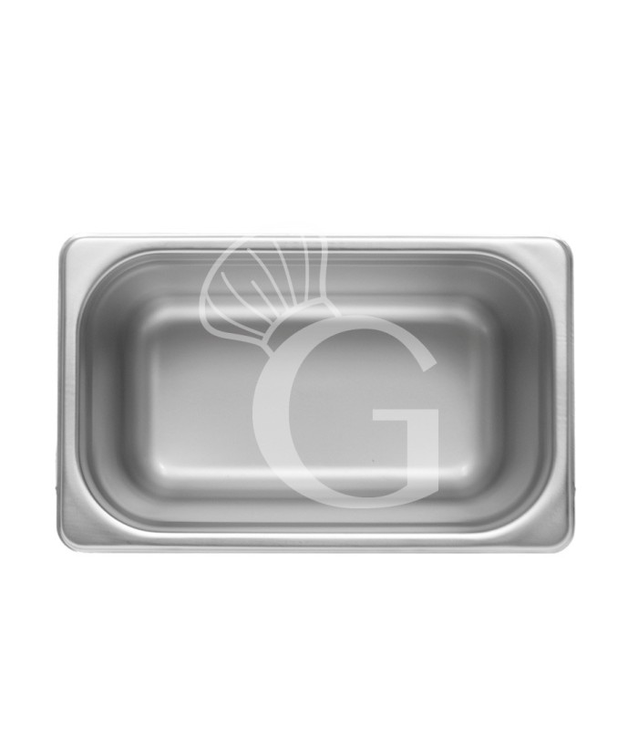 Cubeta de acero inoxidable GN1/4 L 265 mm X P 162 mm X A 40 mm, 1 LT