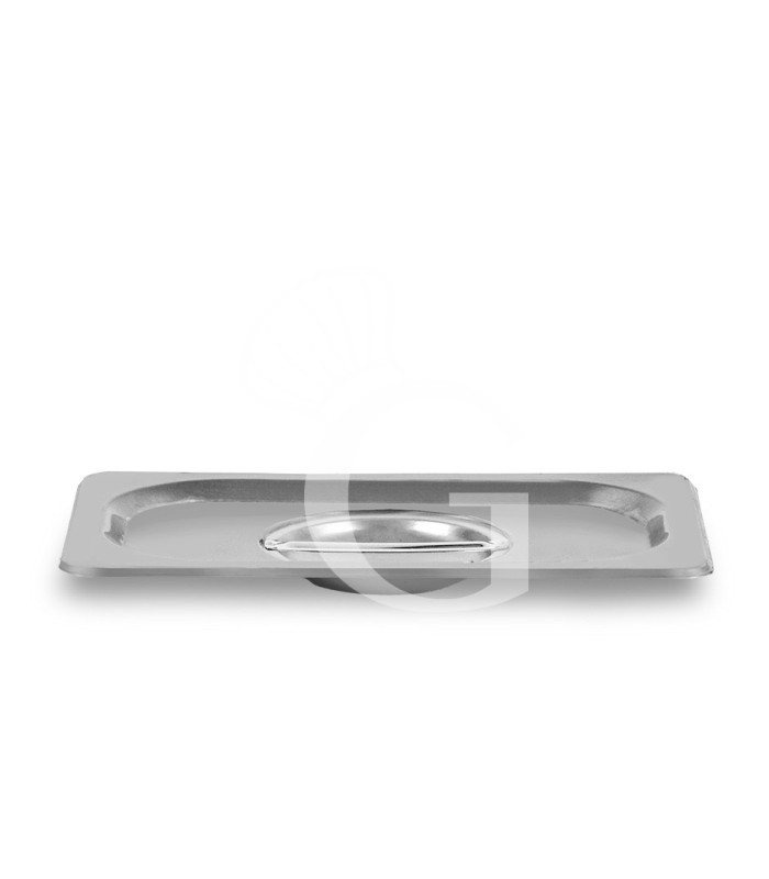 Tapa de acero inoxidable GN1/4 L 265 mm X P 162 mm