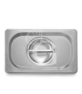 Tapa de acero inoxidable GN1/4 L 265 mm X P 162 mm
