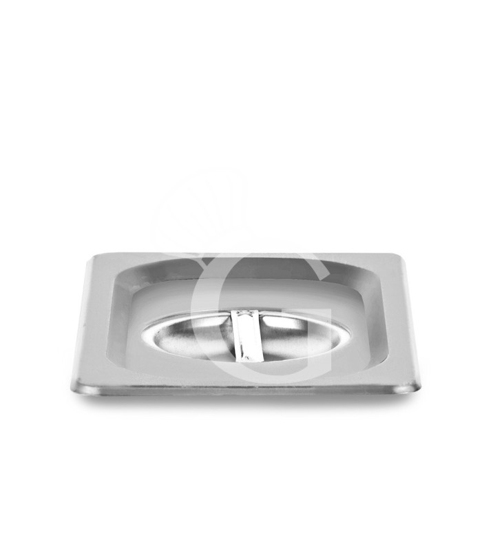 Tapa de acero inoxidable GN1/4 L 265 mm X P 162 mm