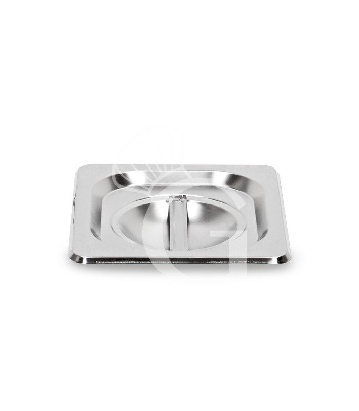 Tapa de acero inoxidable GN1/6 L 176 mm x P 162 mm