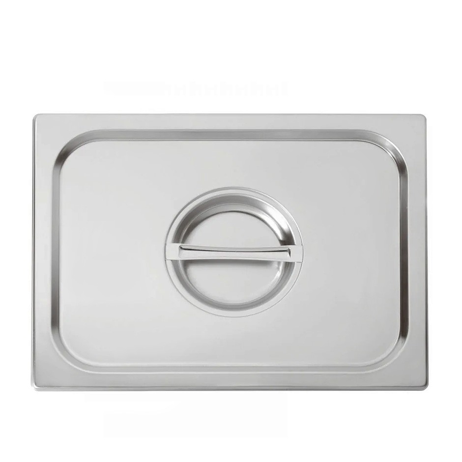 Tapa de acero inoxidable GN 1/1 - L 530 mm X P 325 mm
