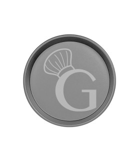 Molde redondo de chapa aluminizada para pizza, diámetro 300 mm X A 30 mm
