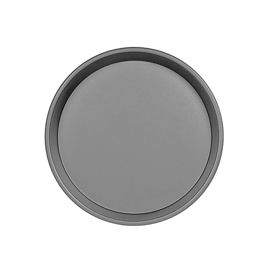 Molde redondo de chapa aluminizada para pizza, diámetro 340 mm X A 30 mm