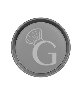 Molde redondo de chapa aluminizada para pizza, diámetro 360 mm X A 30 mm