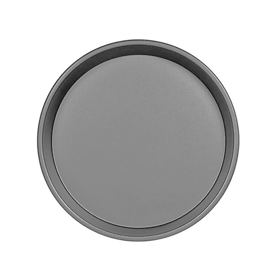 Molde redondo de chapa aluminizada para pizza, diámetro 400 mm X A 30 mm