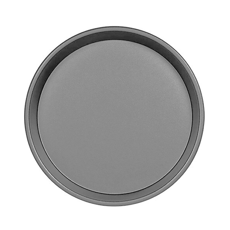 Molde redondo de chapa aluminizada para pizza, diámetro 500 mm x A 45 mm