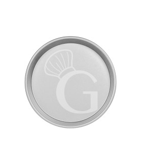 Molde redondo de aluminio para pizza, diámetro 360 mm x A 30 mm