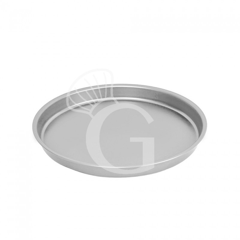 Molde redondo de aluminio para pizza, diámetro 450 mm x A 45 mm