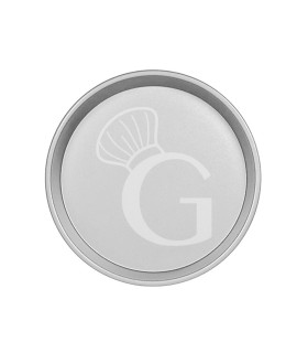 Molde redondo de aluminio para pizza, diámetro 450 mm x A 45 mm