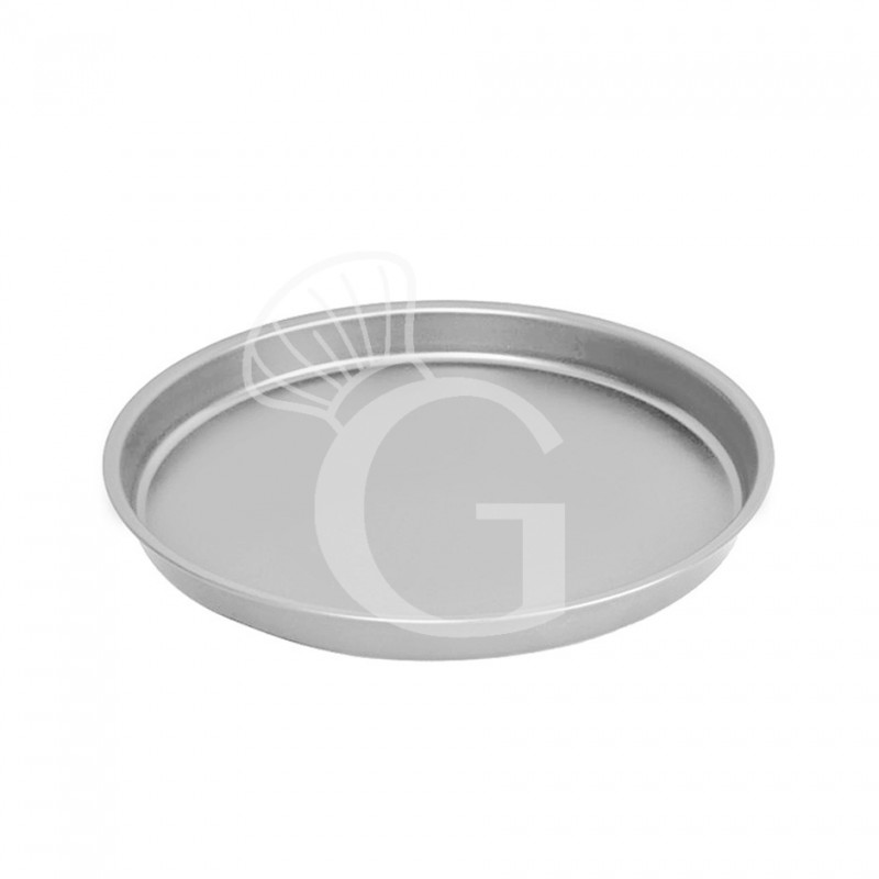 Molde redondo de aluminio para pizza, diámetro 500 mm X A 45 mm
