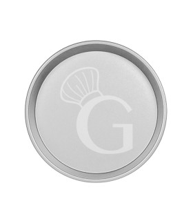 Molde redondo de aluminio para pizza, diámetro 500 mm X A 45 mm
