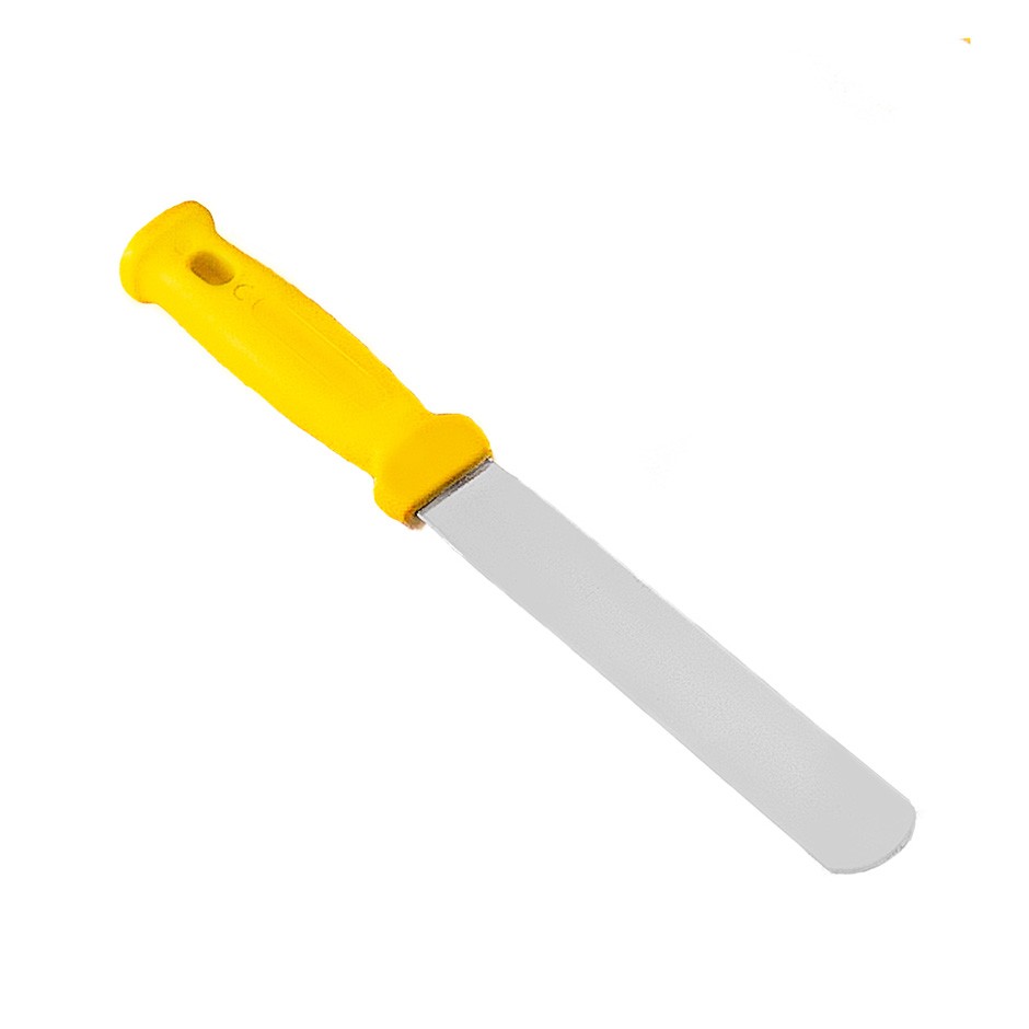 Espátula de acero inoxidable con longitud de hoja de 180 mm