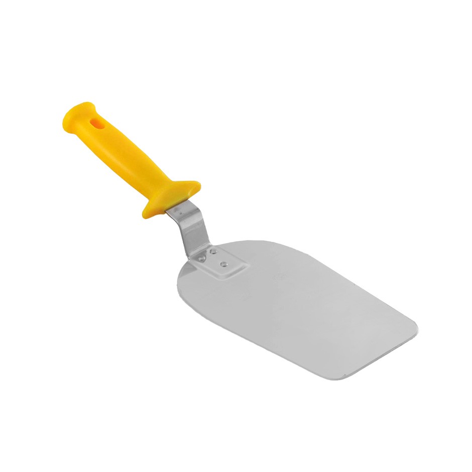 Pala para pizza de acero inoxidable con hoja de dimensiones de 150 X 200 mm