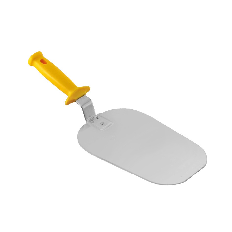 Pala para pizza de acero inoxidable con dimensiones de 200 X 250 mm