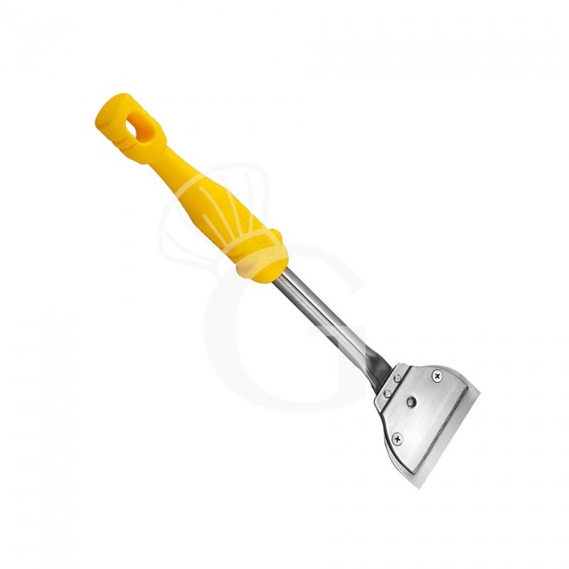 Raspador para parrillas y planchas de acero inoxidable de 90 mm y 350 mm de altura