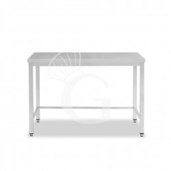 Mesa de acero inoxidable L 1100 mm x P 700 mm x A 850 mm