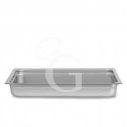 Cubeta de acero inoxidable GN2/1 L 650 mm x P 530 mm x A 20 mm, 6,5 LT